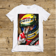 Tričko Ayrton Senna Helmet